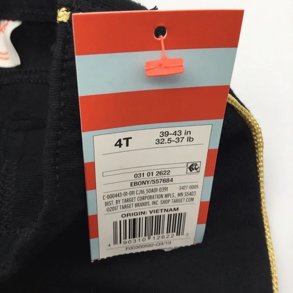 - Cat & Jack girls Jeggings pants 4T. New ebony - Picture 10 of 13